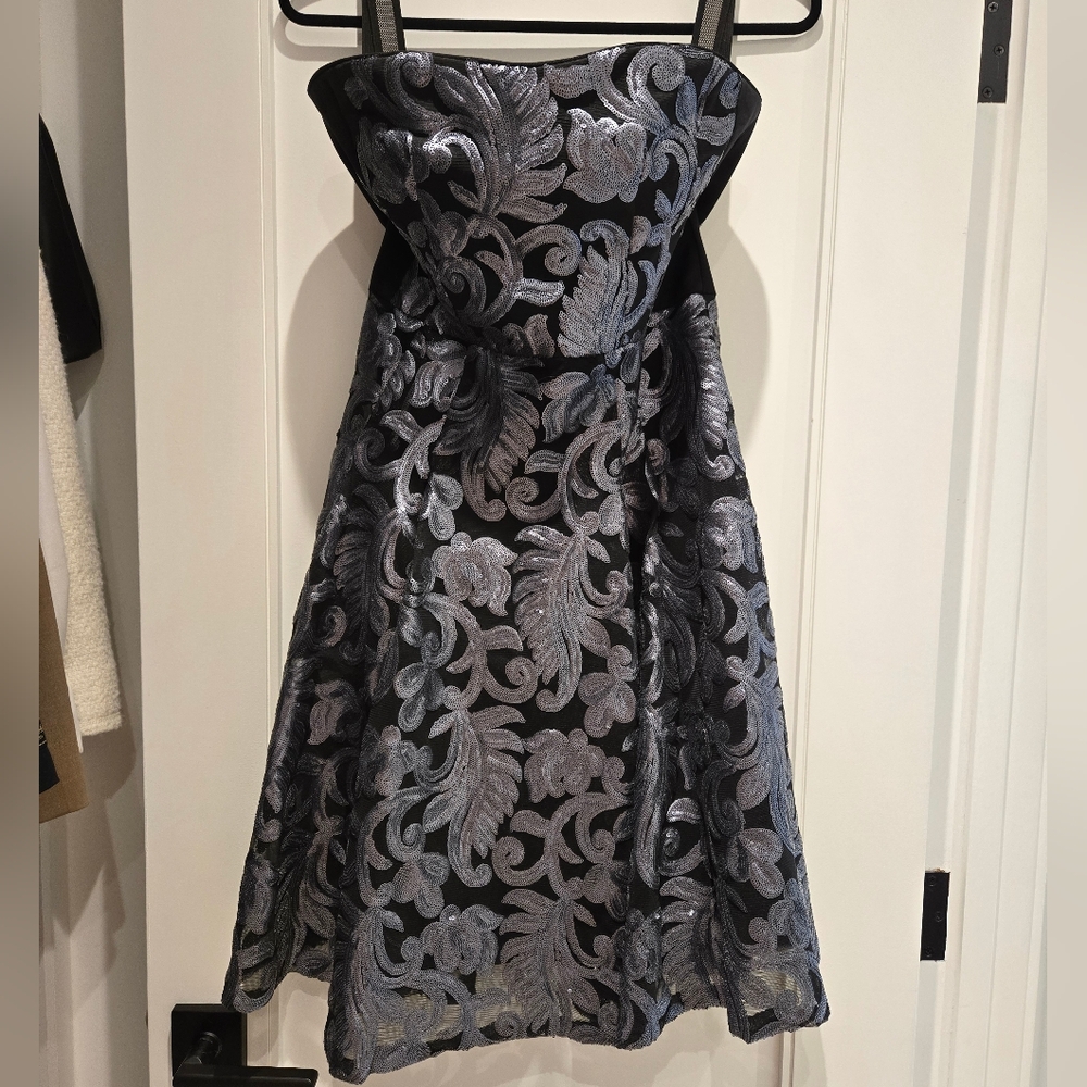 Nanette Lepore Strapless Sequin Dress - Size 4